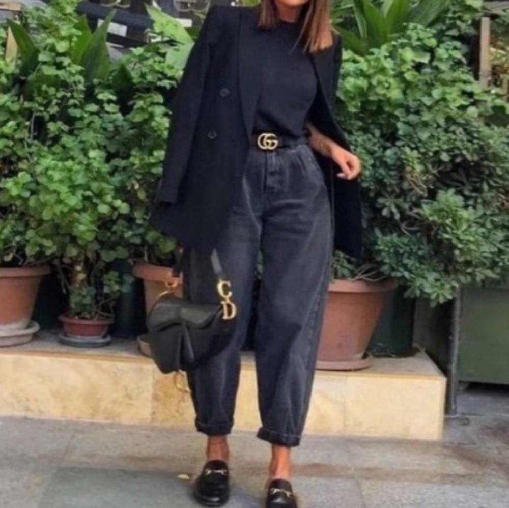 Zara slouchy fit jeans